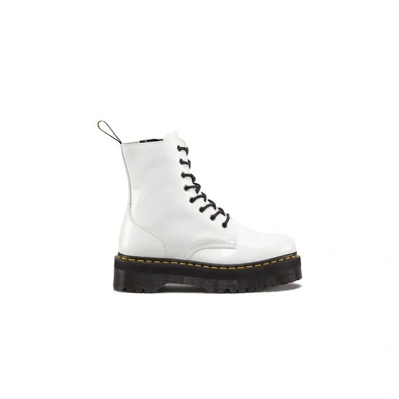 DR. MARTENS Jadon Platform Boot White - Picture 3 of 7